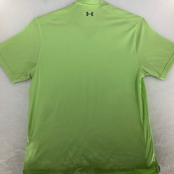 Under Armour Men's Polo Shirt Green HeatGear Performance Size XL - Picture 2 of 16